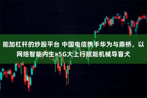 能加杠杆的炒股平台 中国电信携手华为与鼎桥，以网络智能内生×5G大上行赋能机械导盲犬